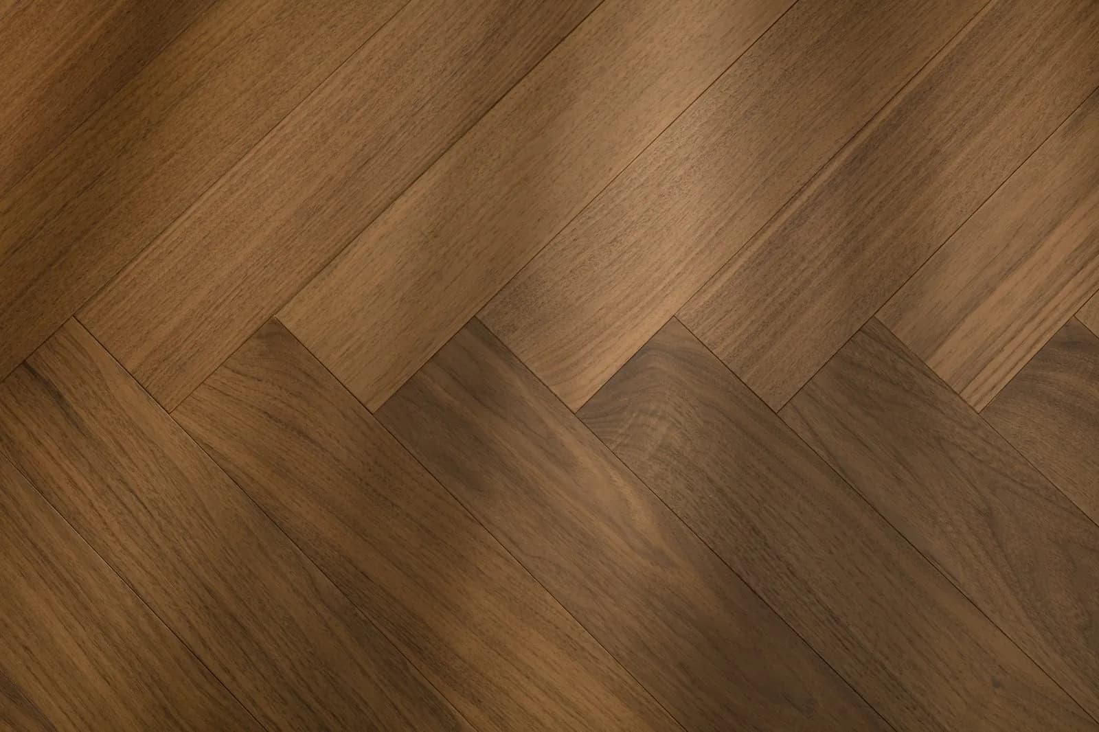 Suofeiya Flooring XR-617 New 3-Layer Black Walnut Natural (Herringbone)
